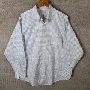 White Blue Check Traditional Fit Non Iron